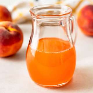 Fresh Peach Syrup