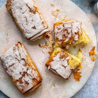 Bougatsa Recipe (Μπουγάτσα) - Greek Phyllo Custard Pie