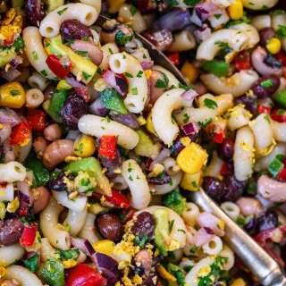 Cowboy Caviar Pasta Salad