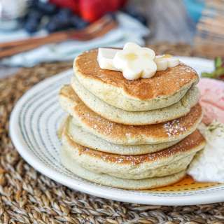 Matcha Souffle Pancakes