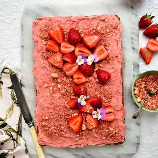 Strawberry Sheet Cake