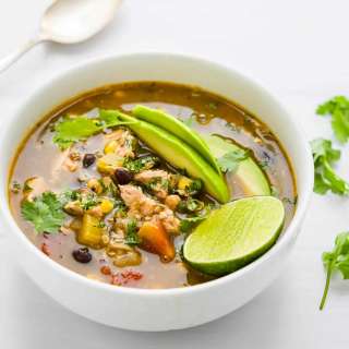 Southwestern Chicken Taco Soup