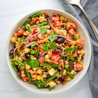 Farro, Tomato and Green Bean Salad