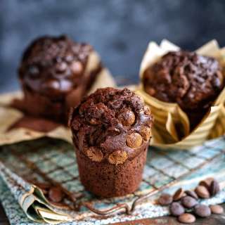 Chocolate Muffins (Air Fryer or Oven)