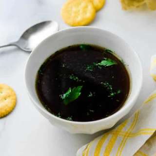 Homemade Instant Pot Beef Stock
