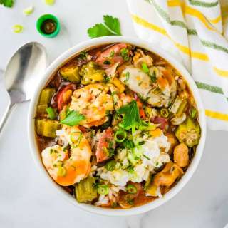 Chicken Sausage & Seafood Gumbo