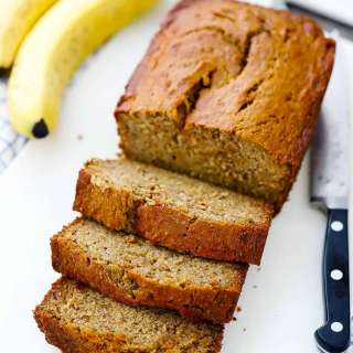 Ultra-Moist Healthy Banana Bread (made with Olive Oil)