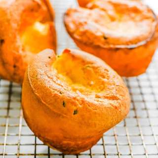 Cheddar Chive Popovers