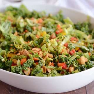 Chopped Thai Salad with Honey Garlic Dressing