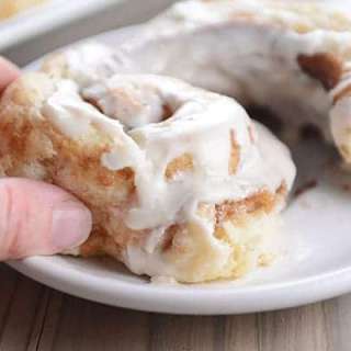 Flaky Buttermilk Biscuit Cinnamon Rolls {No Yeast, No Rising}