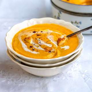 Air Fryer Butternut Squash Soup