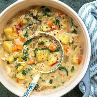 Slow Cooker Chicken Gnocchi Soup
