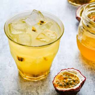 Sparkling Passion Fruit Lemonade