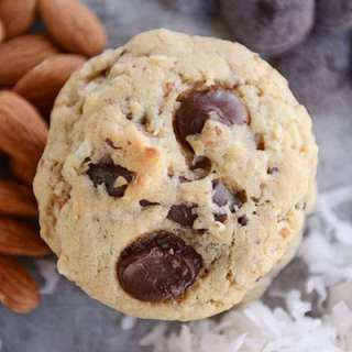 Almond Joy Chocolate Chip Cookies