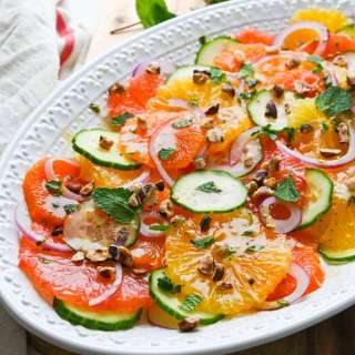 Winter Citrus Salad with Sherry Vinegar Dressing