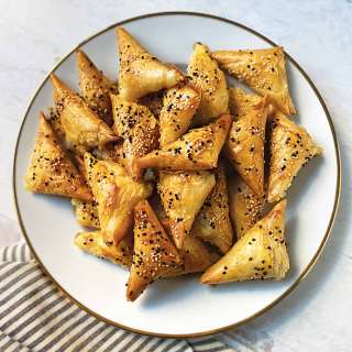 Greek Cheese Triangles - Tiropitakia