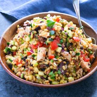 Mediterranean Khorasan Wheat Salad