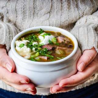 Smoky Ham and Black Bean Soup