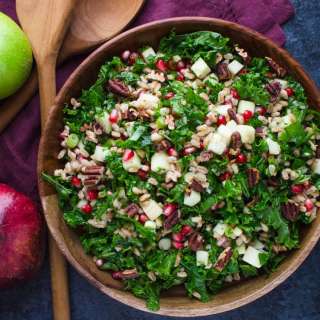 Farro with Pomegranate and Apple
