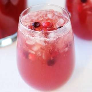 Sparkling Cranberry Apple Cider Punch