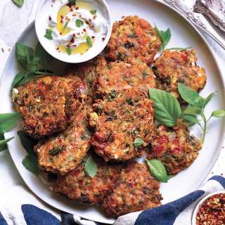 Greek Tomato Fritters - Tomatokeftedes