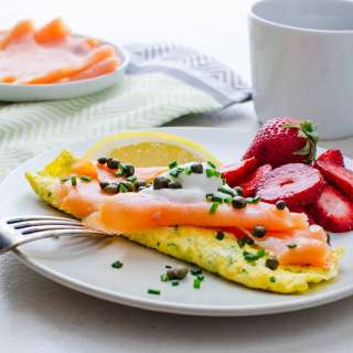 Smoked Salmon Omelette