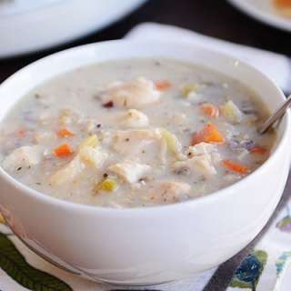 Slow Cooker Chicken and Wild Rice Soup
