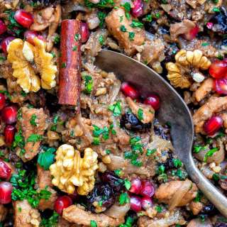 Persian Chicken Stew with Walnuts and Pomegranate