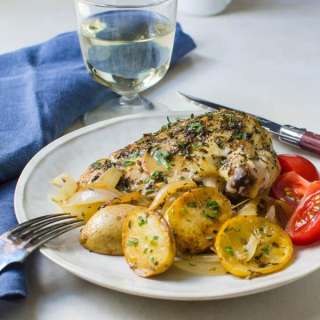 Pan Roasted Chicken Breasts with Dijon Wine Sauce