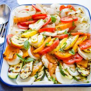 Grilled Vegetable Caprese