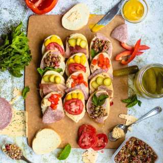 Open Faced Sandwiches (Obložené Chlebíčky)
