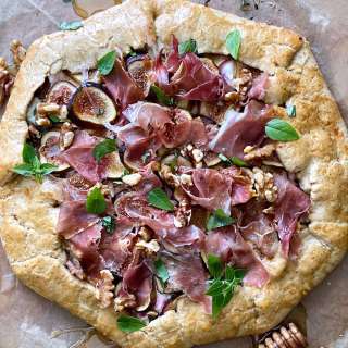Savory Galette With Figs And Prosciutto