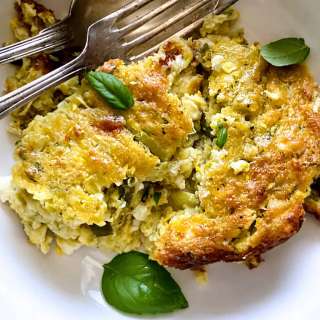 No Crust Zucchini Pie