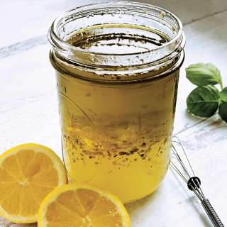 Greek Olive oil and Lemon Dressing-Ladolemono