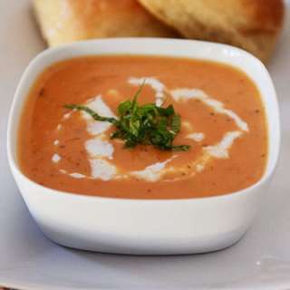 Creamy Tomato-Potato Basil Soup