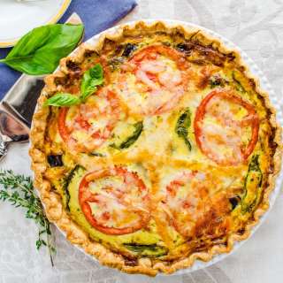 Ratatouille Quiche