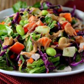 Chopped Thai Crunch Salad with Sweet and Spicy Dressing