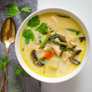 Creamy Turkey Vegetable Soup