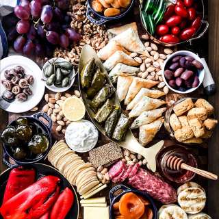How To Make A Greek Grazing Board