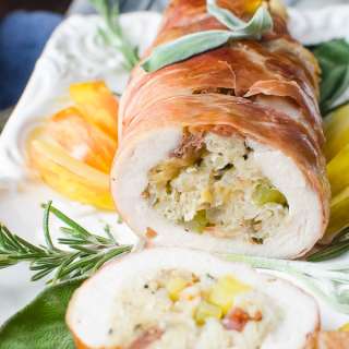Parmesan Apple Stuffed Turkey Tenderloins