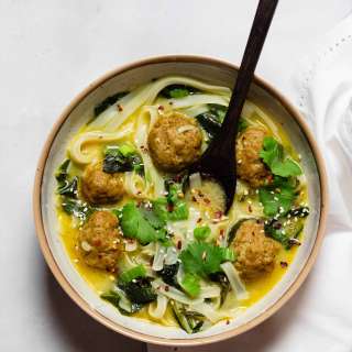 Thai-Inspired Meatball Soup