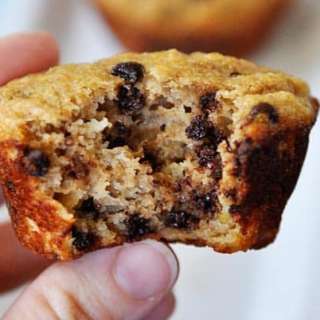 Whole Grain Banana Chocolate Chip Muffins