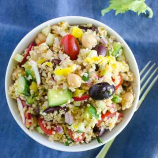 Mediterranean Cracked Wheat Salad