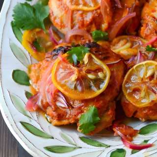 Oven-Roasted Harissa Chicken