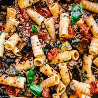 Roasted Eggplant Pasta