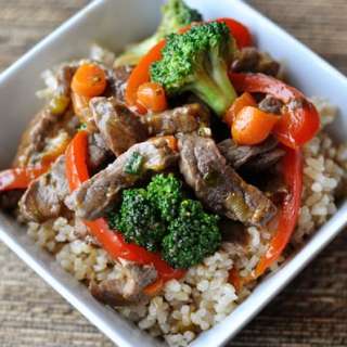 Orange Beef and Veggie Stir Fry