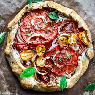 Tomato Galette With Feta