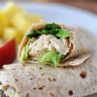 Chicken Caesar Salad Wraps