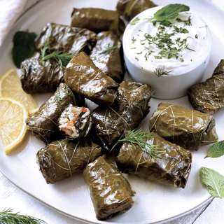 Dolmadakia-Stuffed Grape Leaves
