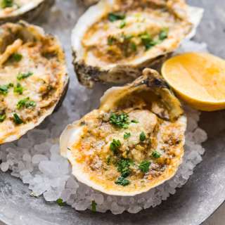 Chargrilled oysters